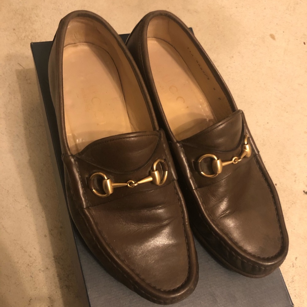 Gucci Horsebit Men’s Brown Leather Loafers